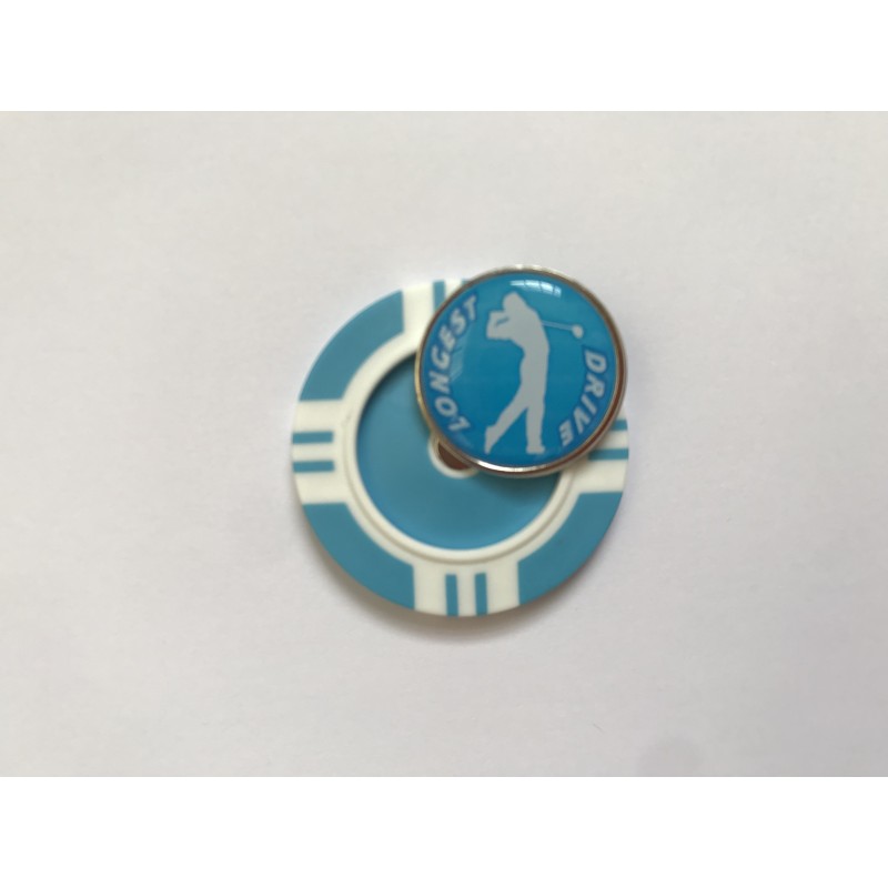 Longest Drive Vegas Poker Chip Golf Ball Markers